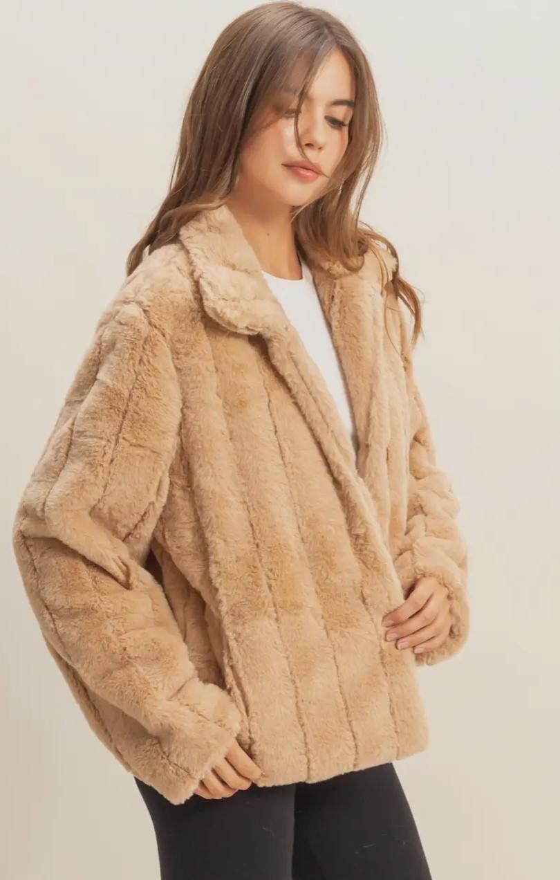 faux fur jacket