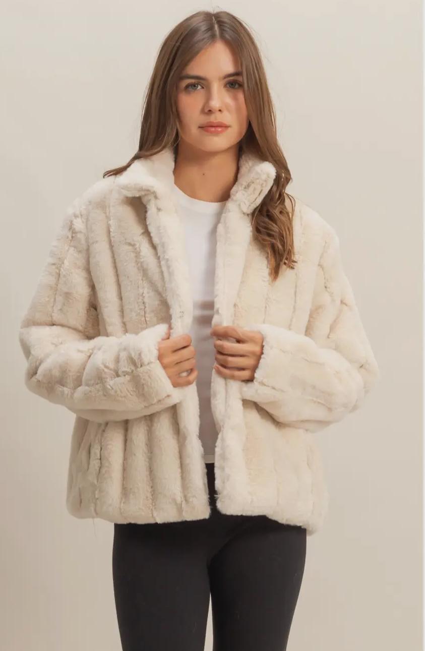 faux fur jacket
